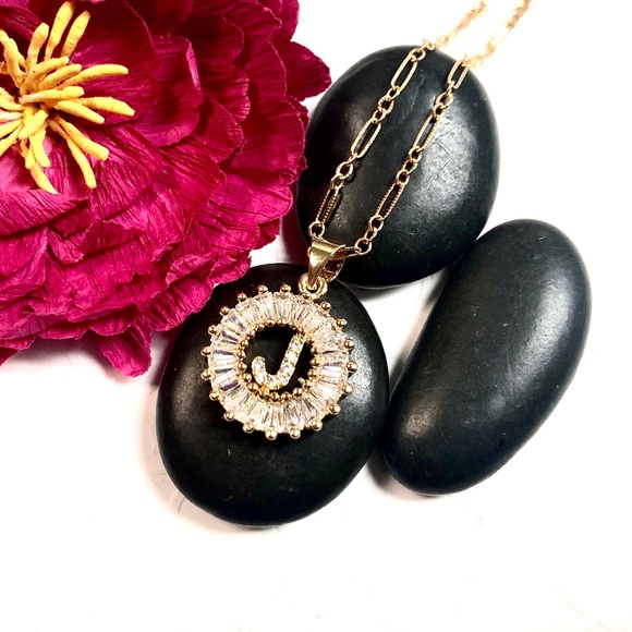 Initial J Necklace, Letter J, Personalized J, Boho - Picture 5 of 9
